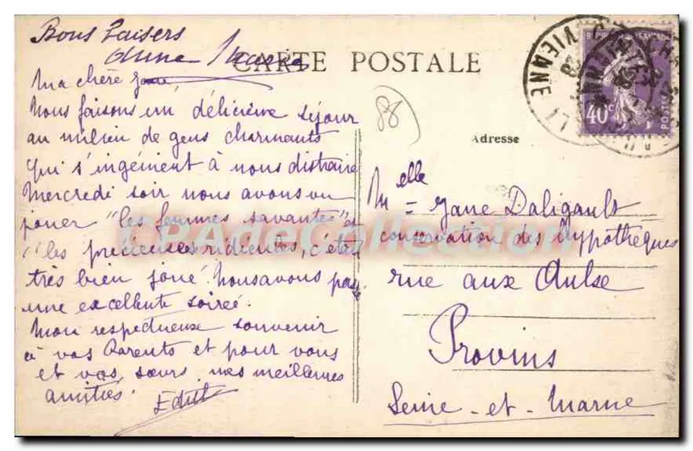 Châtellerault (Vienne) — Ponte Henri-IV e Bairro Châteauneuf — Edit. Keller - Verso