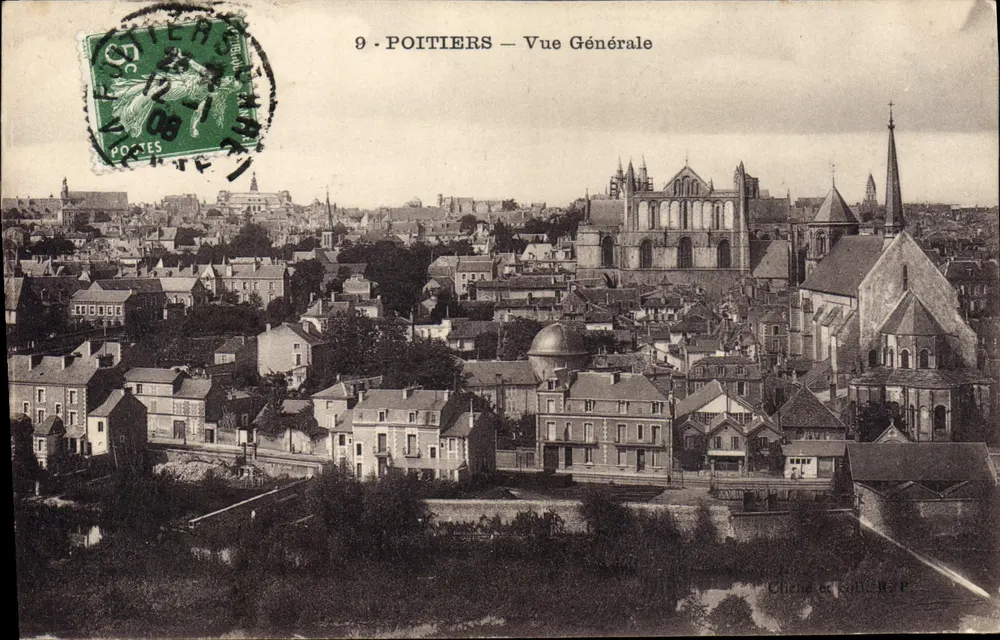Poitiers — Vista Geral — Cheche et Fils, n°9 - Frente