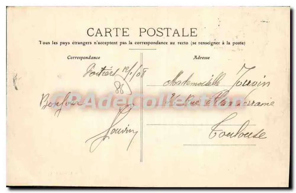 Poitiers — Vista Geral — Cheche et Fils, n°9 - Verso