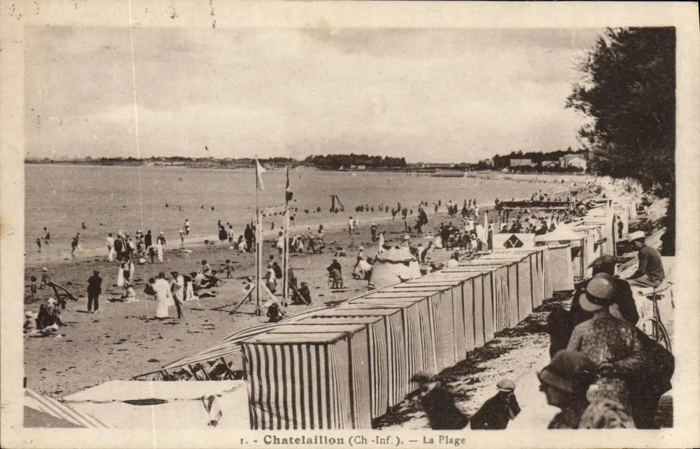 ChatelailIon (Ch-Inf.) — A Praia — Fototipia Joly-Pontagne - Frente