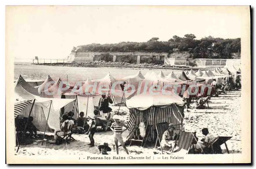 Fouras-les-Bains (Charente-Inf) — As Falésias — Fototipia Jably-Poupin-Mortage - Frente