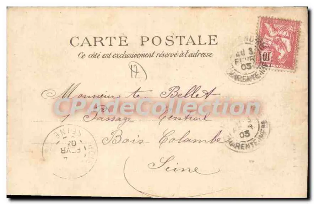 Fouras-les-Bains — O Sémaphore — F.A. 2186 - Verso