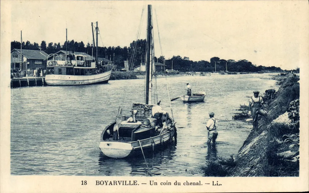Boyarville — Un angolo del canale — LL. - Recto