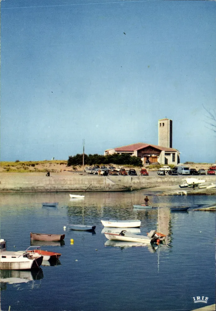 Île d'Oléron — Die Kirche und der Hafen von la Cotinière — Éditions Diplôme - Vorderseite