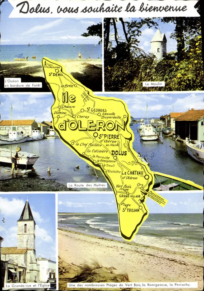 Dolus, bem-vindo — Ilha de Oléron — Editor EKTACAP - Frente