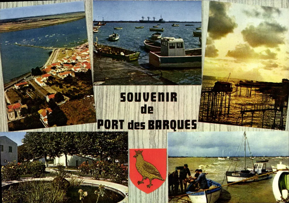 Port des Barques — Erinnerungskarte — Editions Modernes ThéoJAC, Limoges - Vorderseite