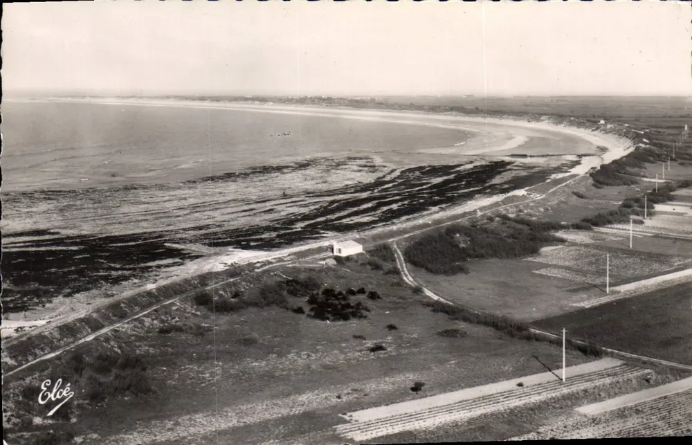 Insel Ré — Küste vom Leuchtturm der Wale aus gesehen — L. Chatagneau, Bordeaux - Vorderseite