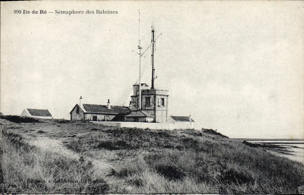 Ilha de Ré — Sémaphore das Baleias — P. Béroun, 1. dos Merciers, La Reynelle - Frente