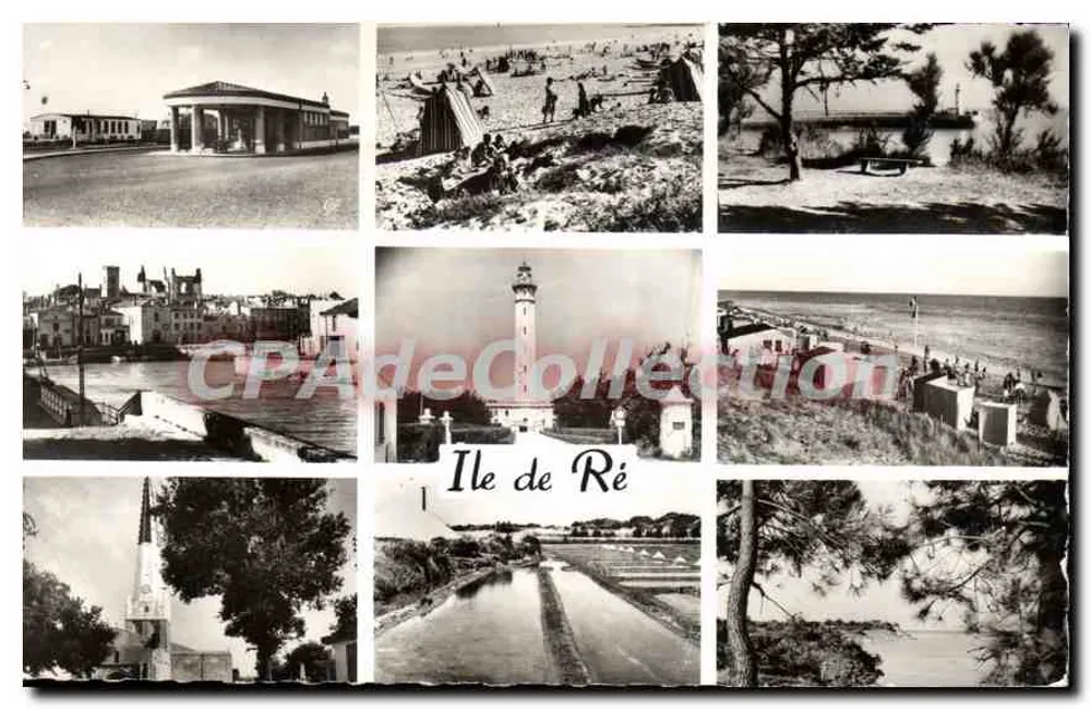 Insel Ré — Panoramablick — Réal-Photo, Nr. 1538 - Vorderseite