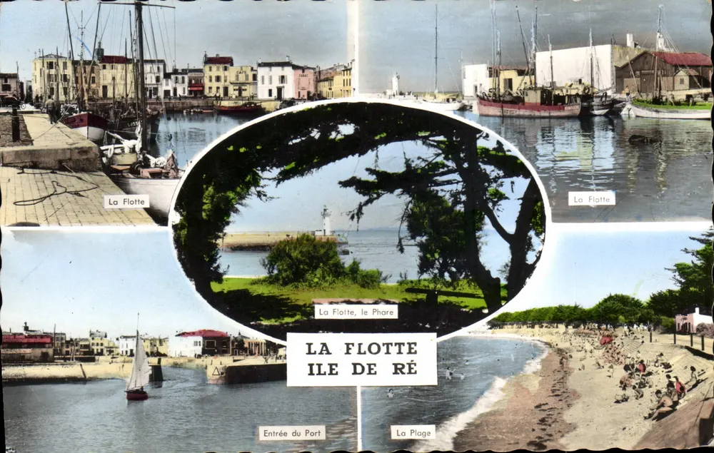 La Flotte — Ilha de Ré — editor Artaud & Fils, Nantes - Frente