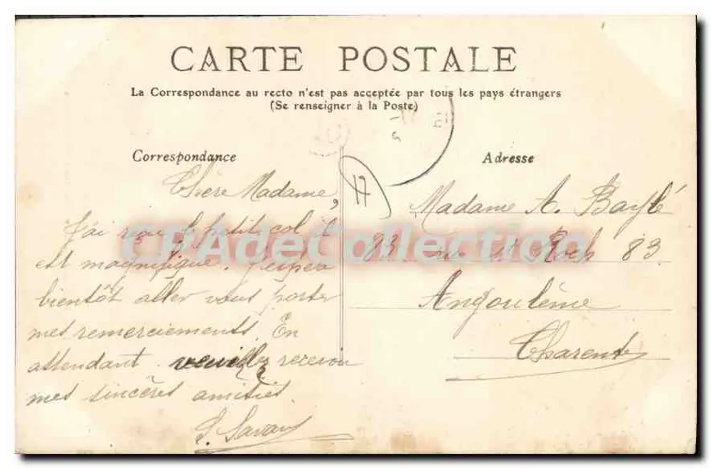 Insel Ré — Die alte Wale-Turm — CPAdeCollection - Rückseite