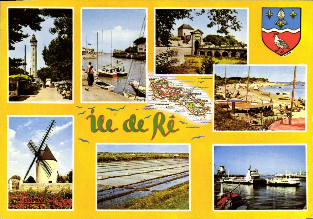 Ilha de Ré — Diversos aspectos — Éditions La Cigogne - Frente