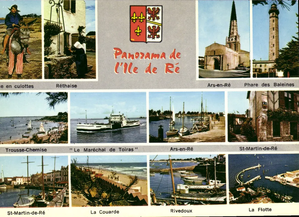 Panorama da Ilha de Ré — Editor Panazol, n° A 69 - Frente