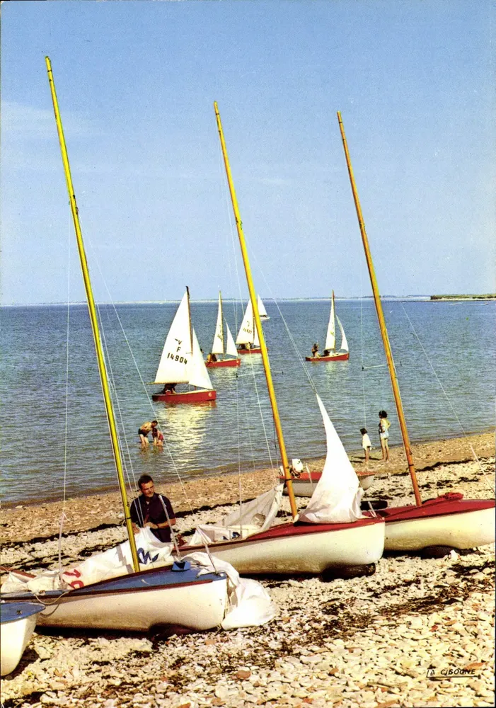Insel Ré — Segelschule in La Flotte — Éditions La Cigogne - Vorderseite