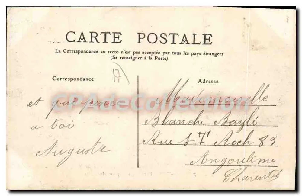 ROCHEFORT-sur-MER — Tor des Seehospitals — Verlag CPAdéCollection - Rückseite