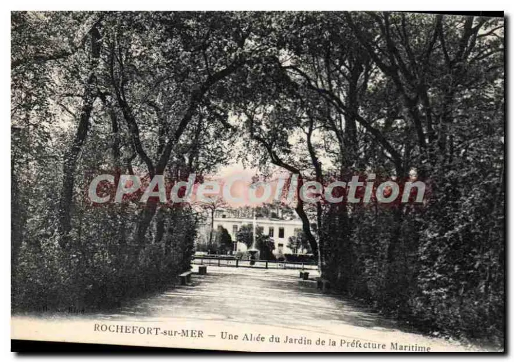 ROCHEFORT-sur-MER — Ein Weg im Garten der Seeprefektur - Vorderseite