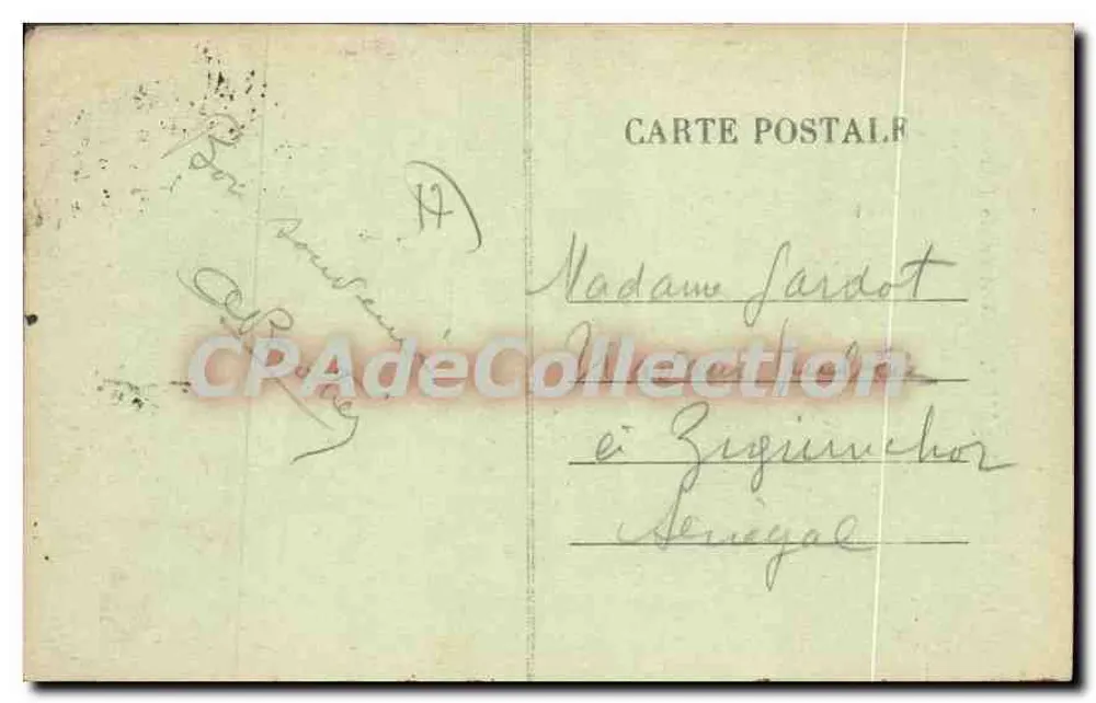 Rochefort-sur-Mer — Eingang zum Arsenal — Ed. Labitte - Rückseite