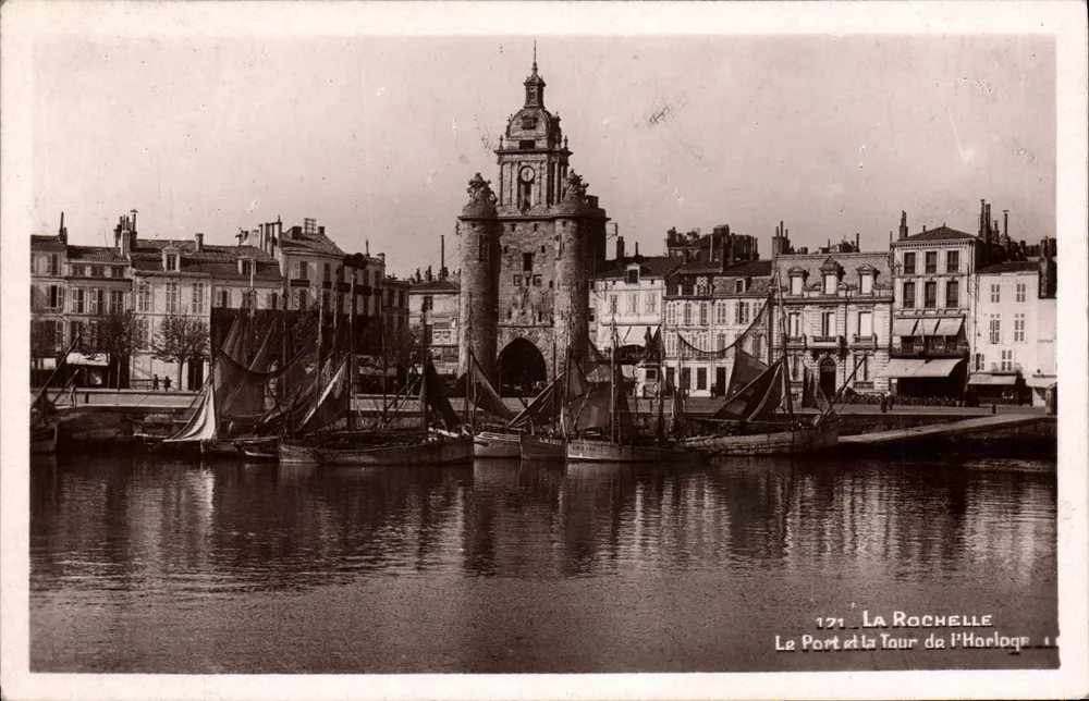 La Rochelle — Der Hafen und die Uhrenturm — Verlag Real-Photo, n° 171 - Vorderseite