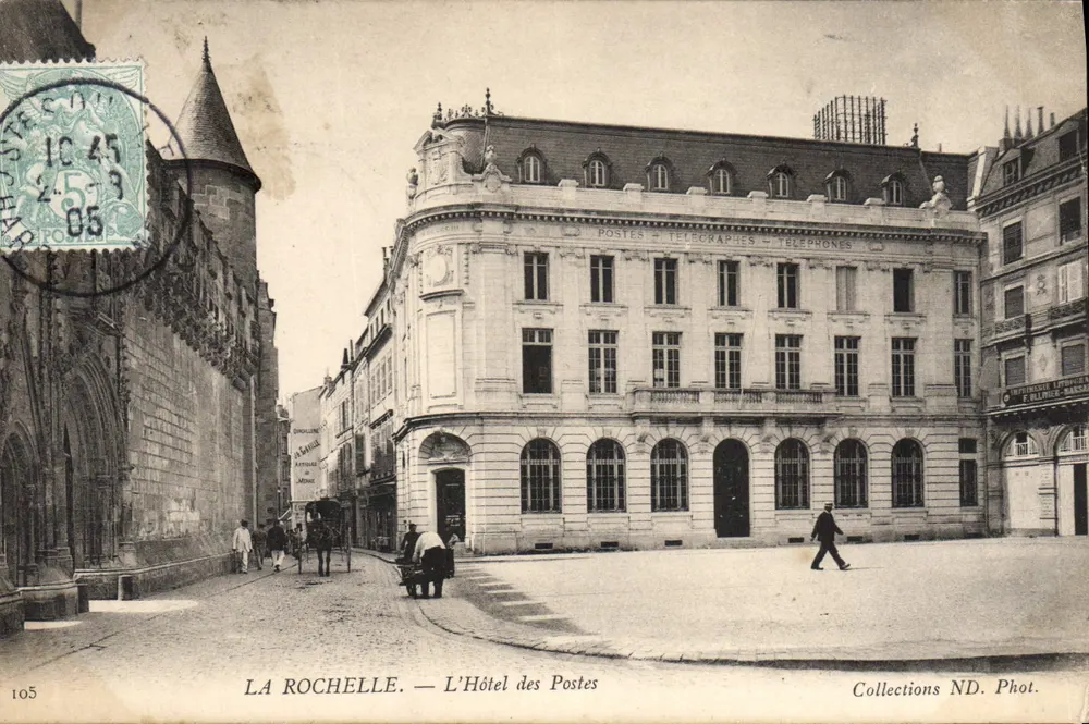 LA ROCHELLE — O Hotel das Postas — Coleções ND. Fot. n°105 - Frente