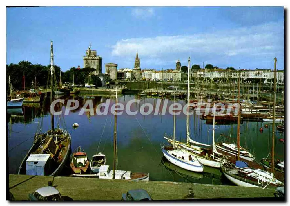 La Rochelle (Charente-Maritime) — Blick auf den Yacht-Hafen und die Drei Türme — Verlag L. Chatagneau, Bordeaux - Vorderseite