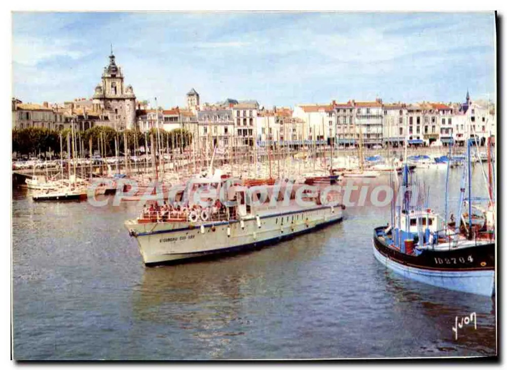 La Rochelle — Der Hafen, das « Oiseau des lies » auf einer Wanderung — Éditions Jean-Louis, 10-11032 - Vorderseite