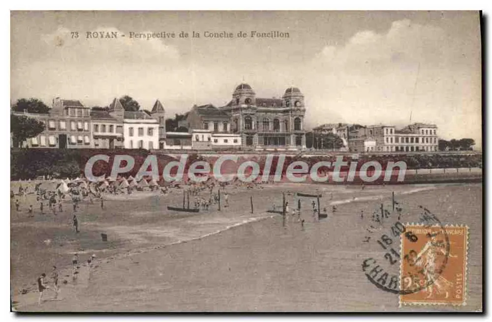 ROYAN - Perspectiva da Concha de Foncillon — CPAdeCollection - Frente