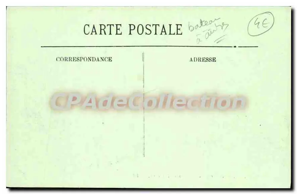 Royan — A Chegada do Navio de Bordeaux — LL. n°49 - Verso