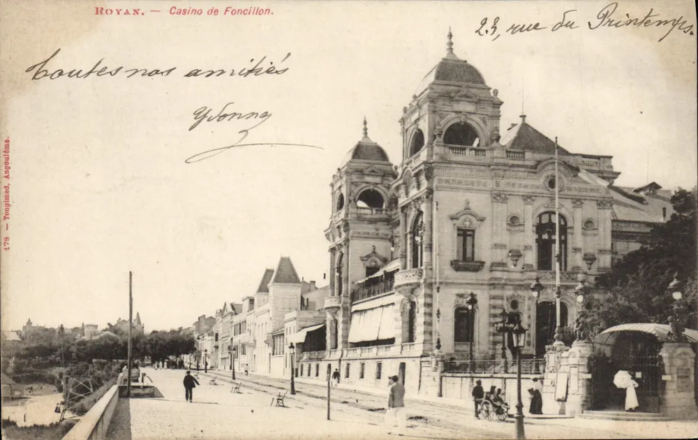 Royan — Casino de Foncillon — Touglinet, n° 178 - Frente