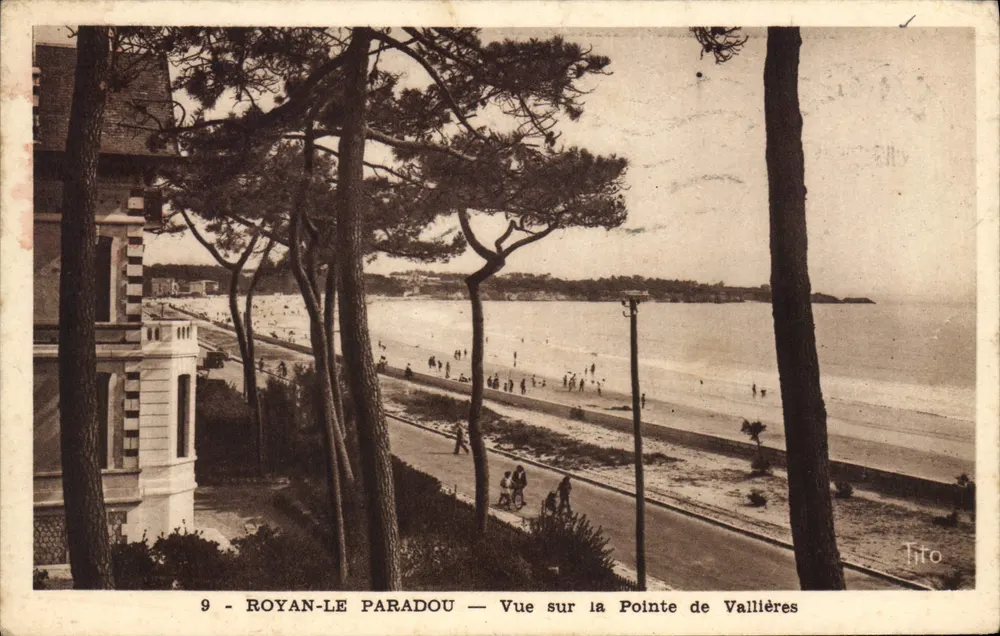 Royan-Le Paradou — Aussicht auf die Pointe de Vallières — Tito - Vorderseite