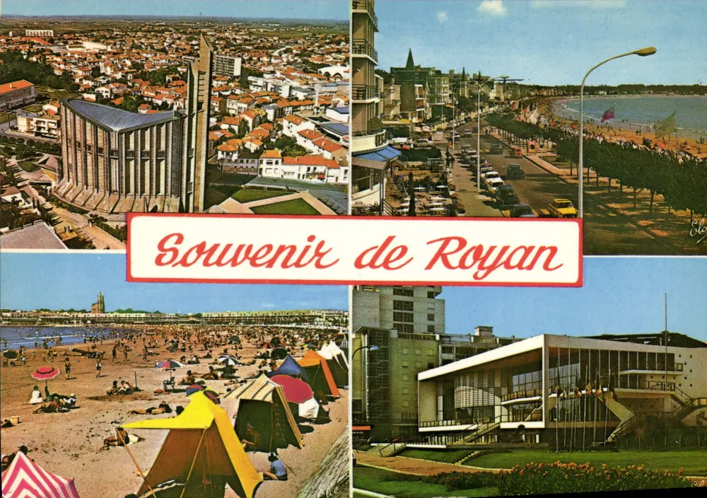 Royan — Erinnerung an Royan — Verlag Élécoeur, Nr. 7300 - Vorderseite