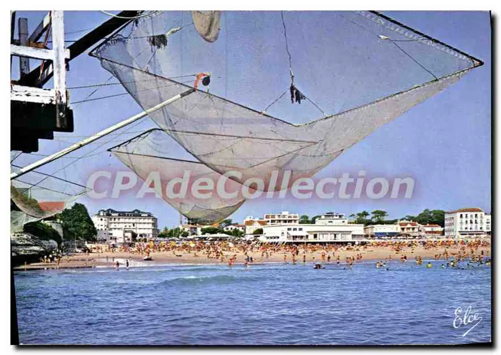 Royan - Die Große Strand mit dem Sporting Casino — Verleger Él. L. Chatagnéau, Bordeaux - Vorderseite