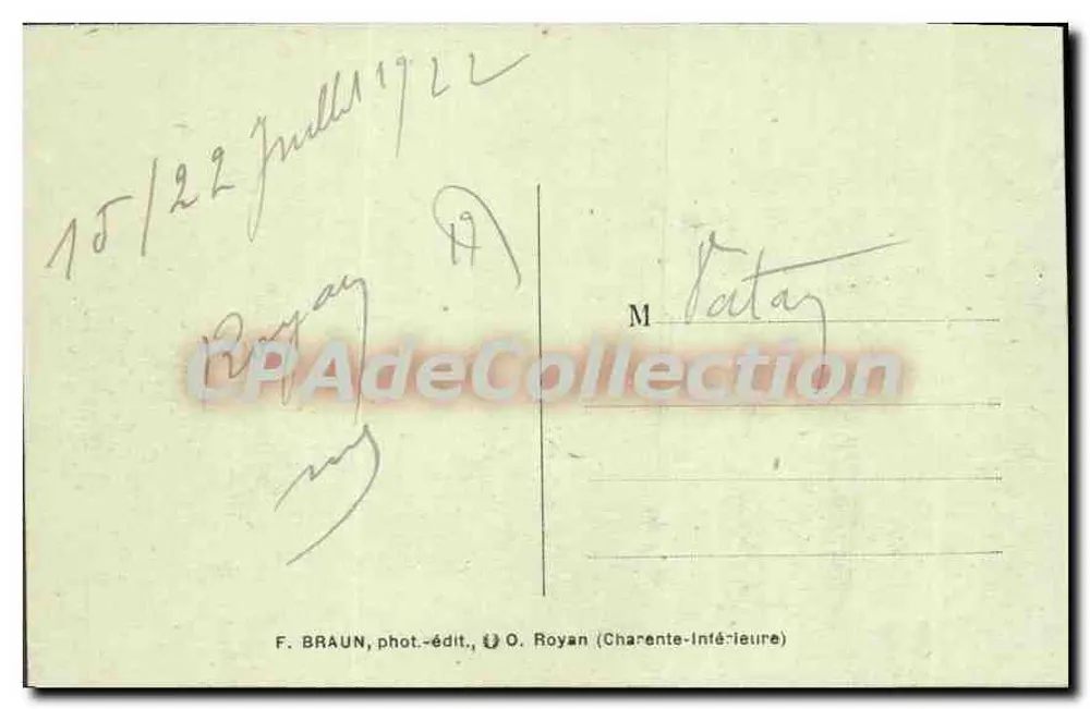 St-Georges-de-Diddonne — Vista geral — F. Braun, fotógrafo-editor, Royan - Verso