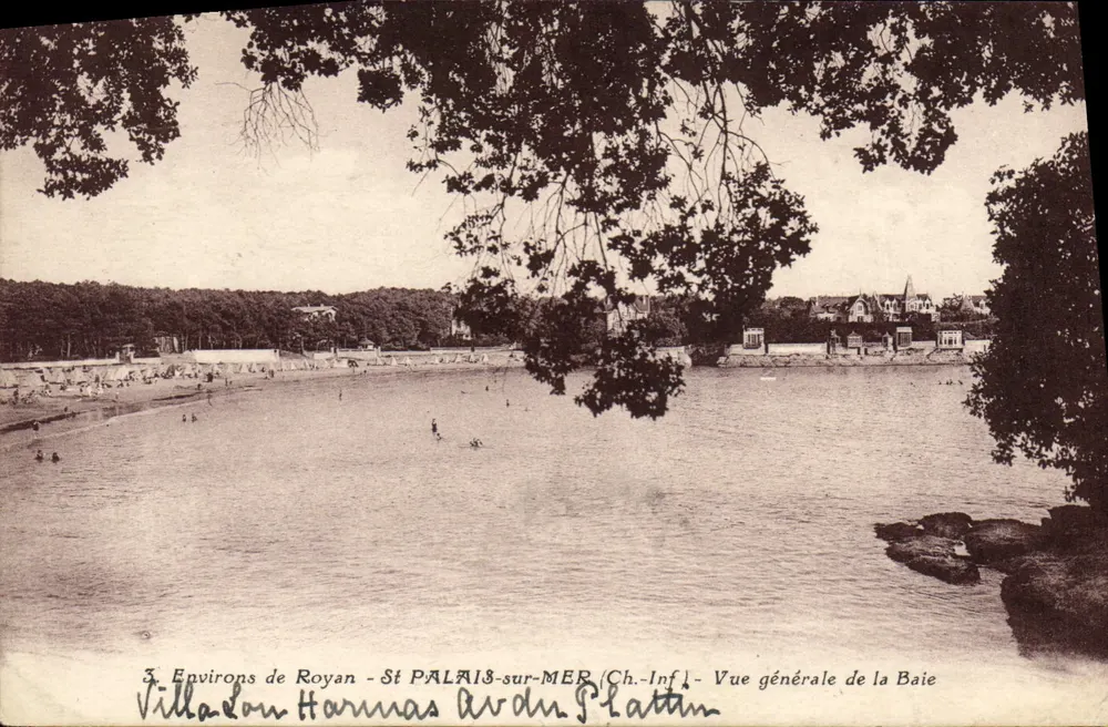 Umgebung von Royan - St PALAIS-sur-MER (Ch.-Inf.) - Allgemeiner Blick auf die Bucht - Vorderseite