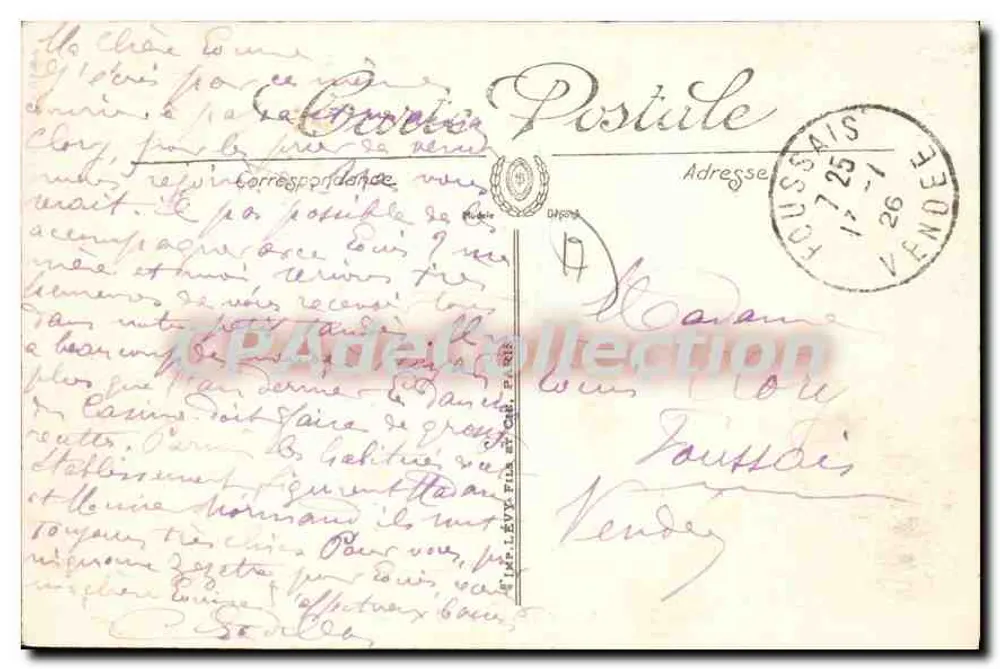 Saint-Palais-sur-Mer — A Praia — N.G. n°158 - Verso