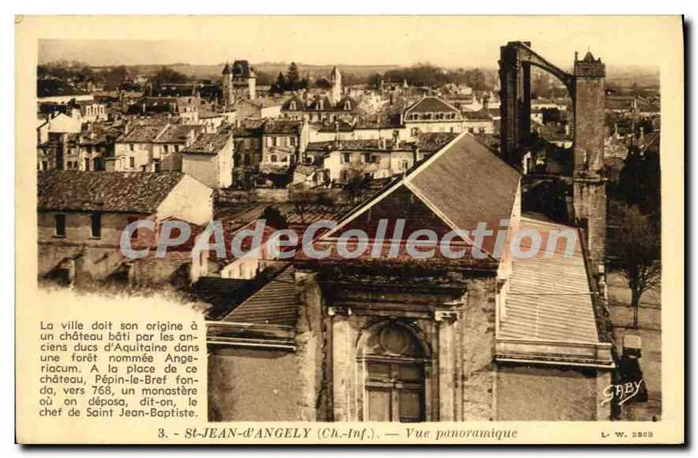 St-Jean-d'Angély (Ch.-Inf.) — Vista panorámica — Gaby, n° 3 - Anverso