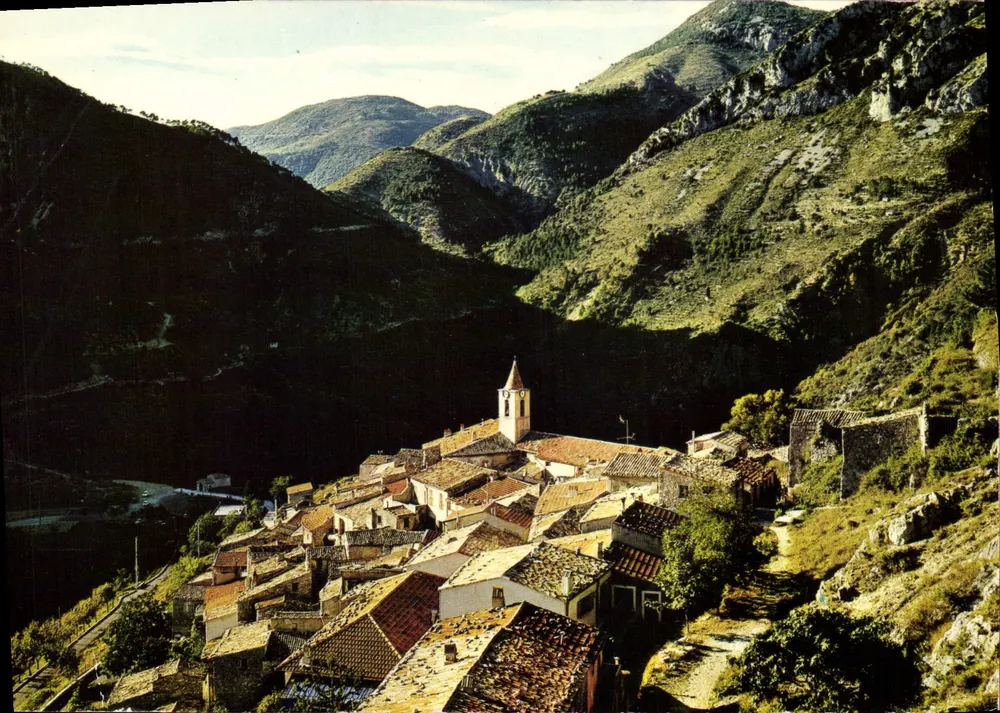 Saint-Agnès (A.M.) — Vista Geral — Les Éditions 'WAR' Nice - Frente