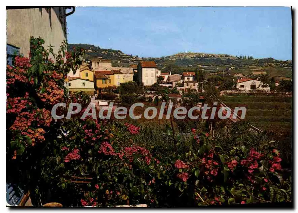 La Colle-sur-Loup — Ein blühender Ort - Im Hintergrund, St-Paul — Editions MAR - Vorderseite