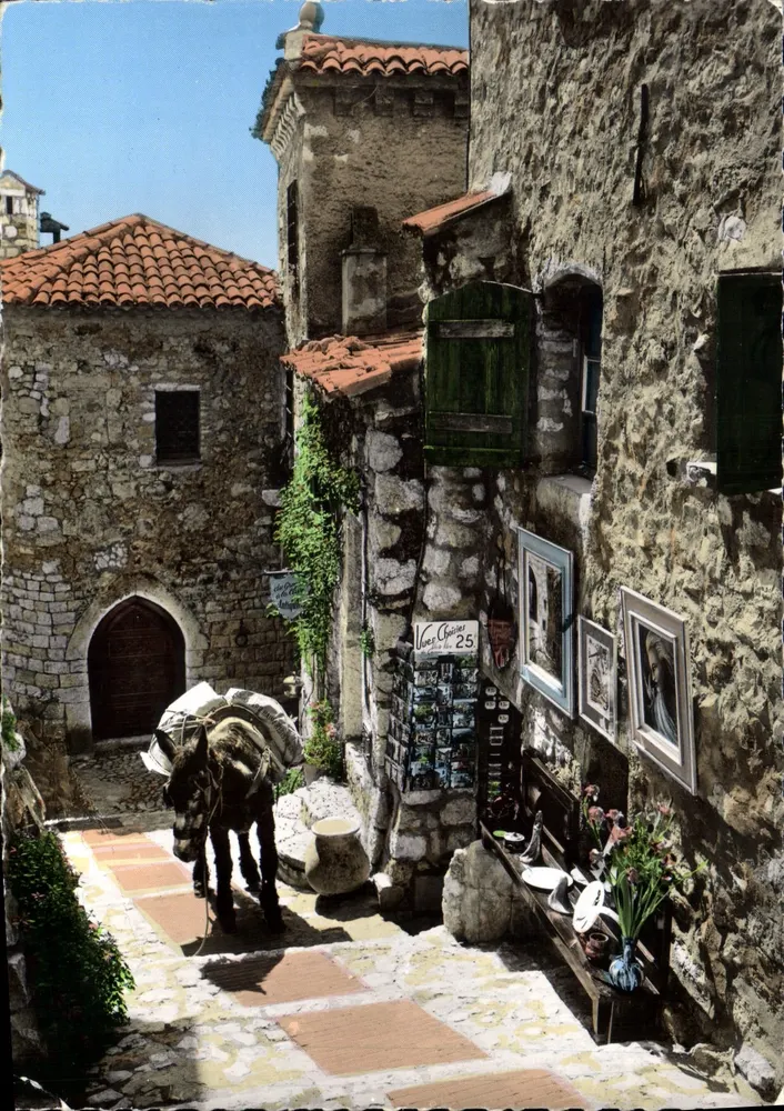 Alte Straße und pittoreske Szene des mediterranen Volksbrauchs — Côte d'Azur — Éditions S.E.P.T. n°6-172 - Vorderseite