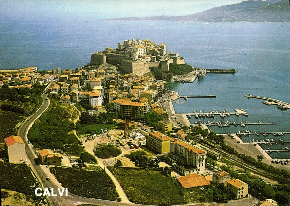 Calvi — Allgemeiner Blick auf die Stadt und den Hafen — Société d'Agences et de Diffusion - Vorderseite