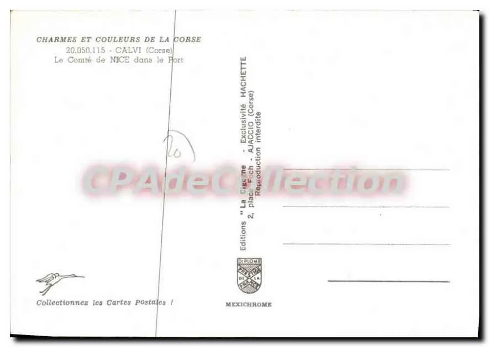 Calvi — Kraj Nicejski w Portu — Wydawnictwo Hachette - Rewers
