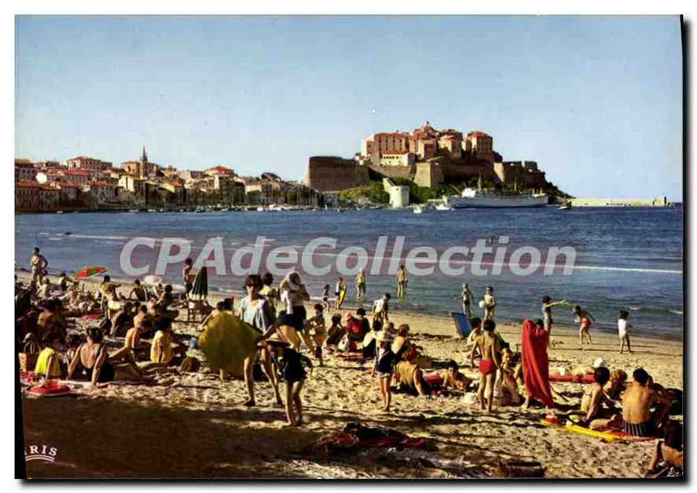 Calvi (Korsika) — Sein prächtiges Platz und die Zitadelle — Editions "La Cigogne", Hachette - Vorderseite