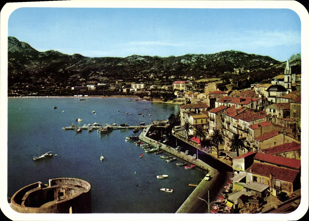 Calvi — Ansicht der Stadt und des Hafens — S.A.D. Route du Vieux-Port, 3178 Ajaccio - Vorderseite