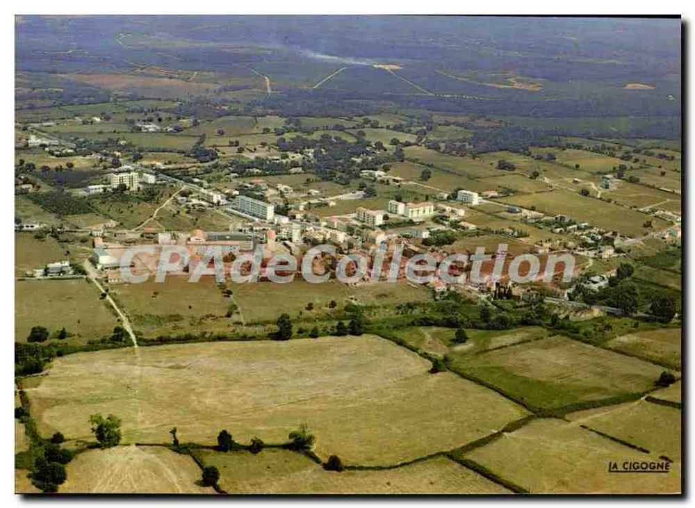 Ghisonaccia (Córcega) — Vista general de la Ciudad — Ediciones LA CIGOGNE - Anverso