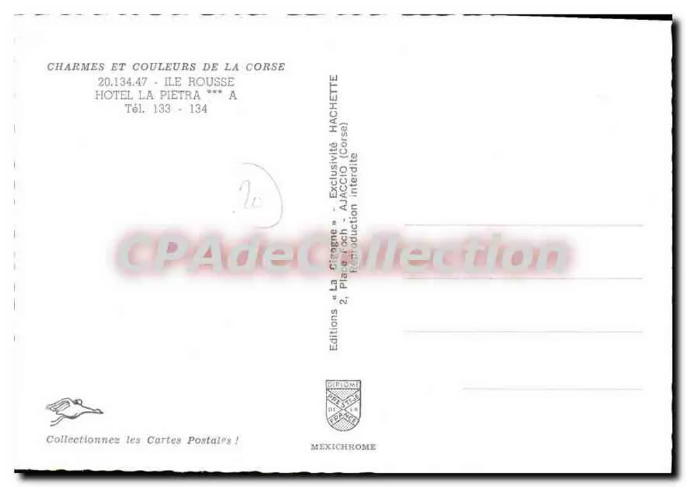 Hotel La Pietra — Córsega — Éditions Hachette - Verso