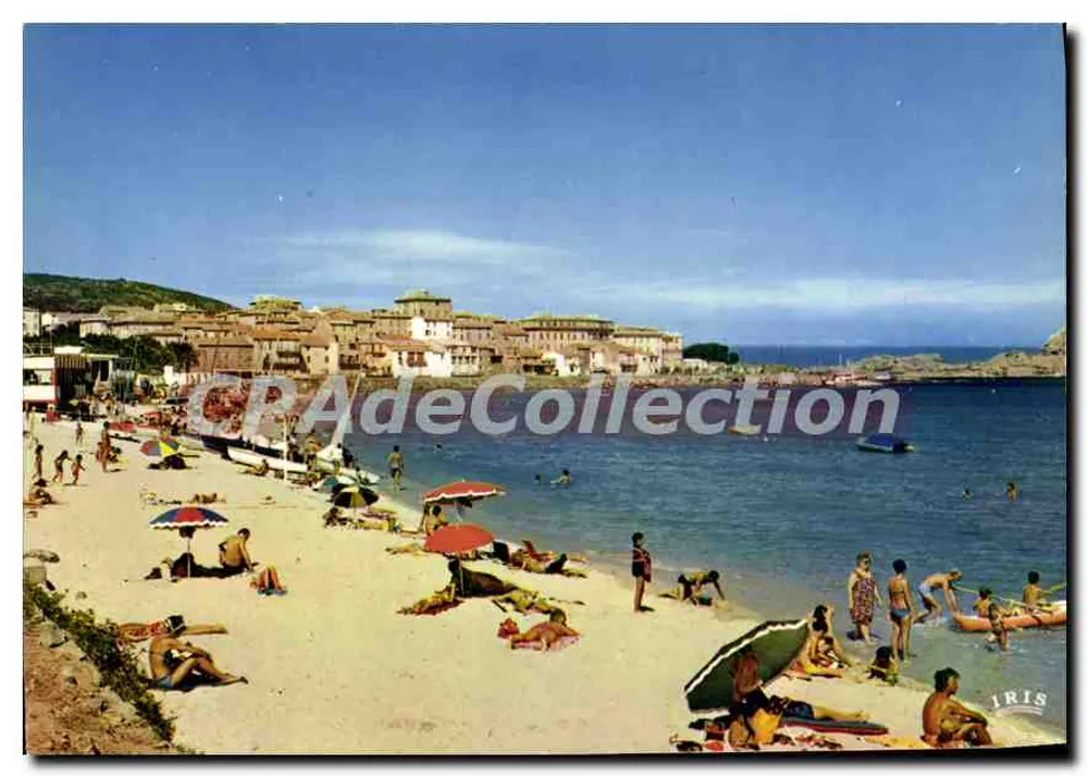 Ile-Rousse (Korsika) — Die wundervolle goldene Sandstrände — Editions 'La Cigogne' - Vorderseite
