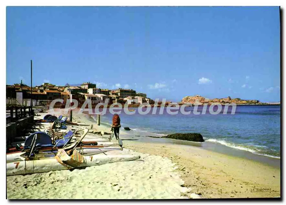 A Praia — Ilha de Rousse — Córsega — Éditions La Cidone — NACHETTE - Frente