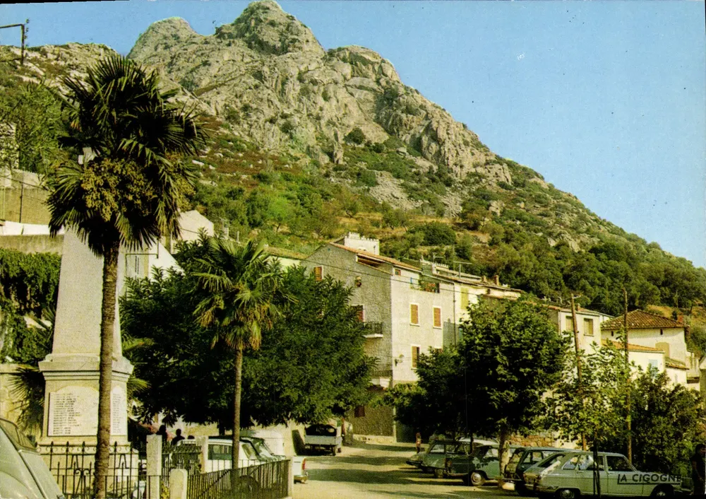 Lumio (Korsika) — Die Kirche und das Dorf — Editionen 'LA CIGOGNE' - Vorderseite