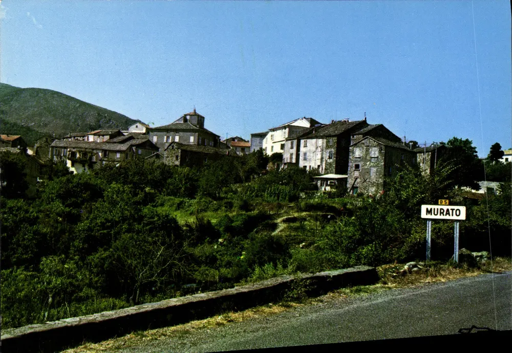 Murato — Dorf in Korsika — S.A.D. Route du Vittu 178 Ajaccio - Vorderseite