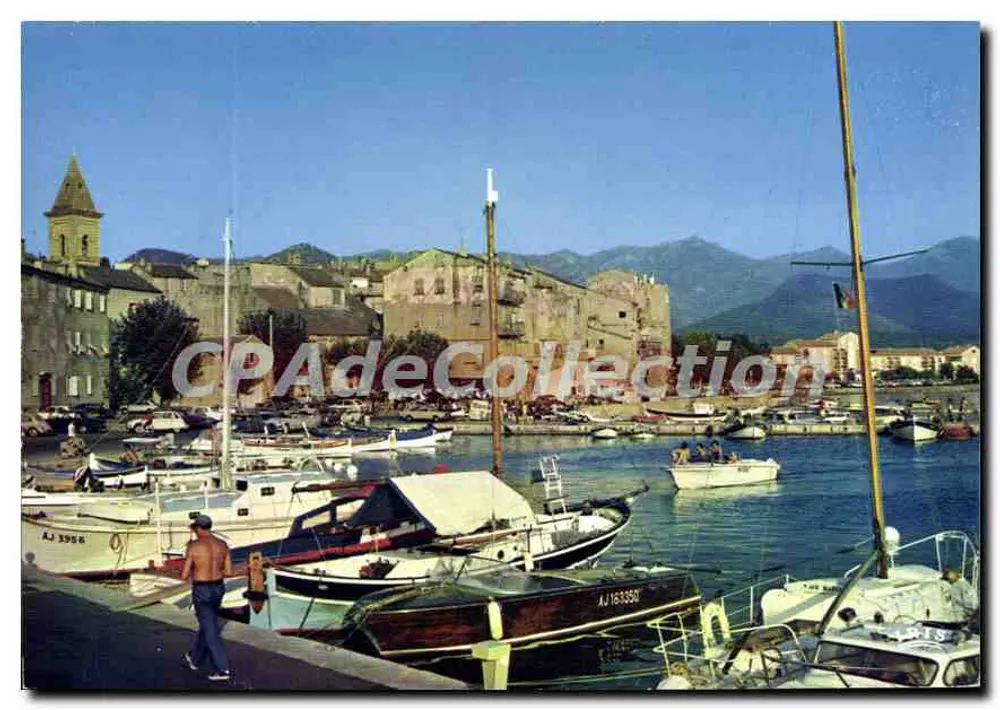 Saint-Florent — O pequeno porto de pesca — Iris Mexichrome, n° 20.298.48 - Frente