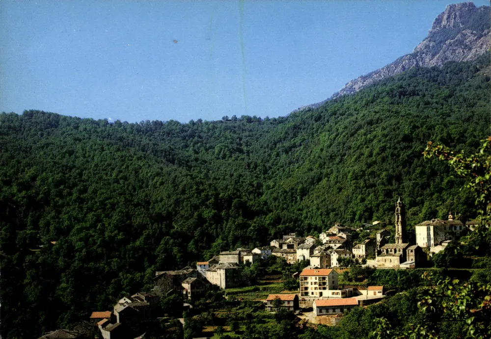 Die Porta (Korsika) — Teilansicht des Dorfes — Editions La Cigogne - Vorderseite